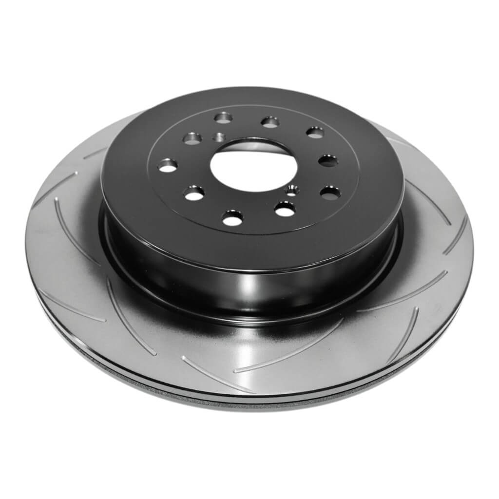 DBA 655S-10 Rear Brake Disc Street Series T2, Slotted for SUBARU Impreza WRX STI (GD) 2000-2007 Photo-0