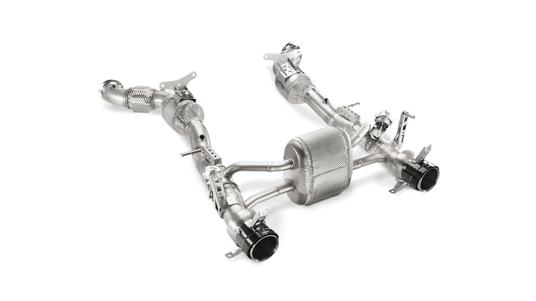 AKRAPOVIC L-FE/SS/1 Link Pipe Set w Cat (SS) FERRARI 488 GTB/488 Spider 2016-2019 Photo-2