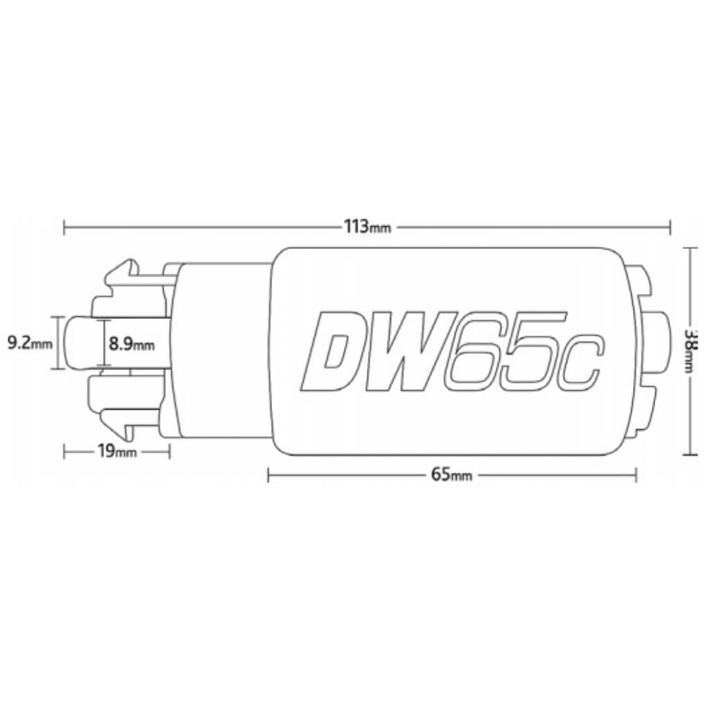 DEATSCHWERKS 9-651-1009 Fuel Pump 265lph with Installation Kit for MAZDA MX5 2006-2015 Photo-1