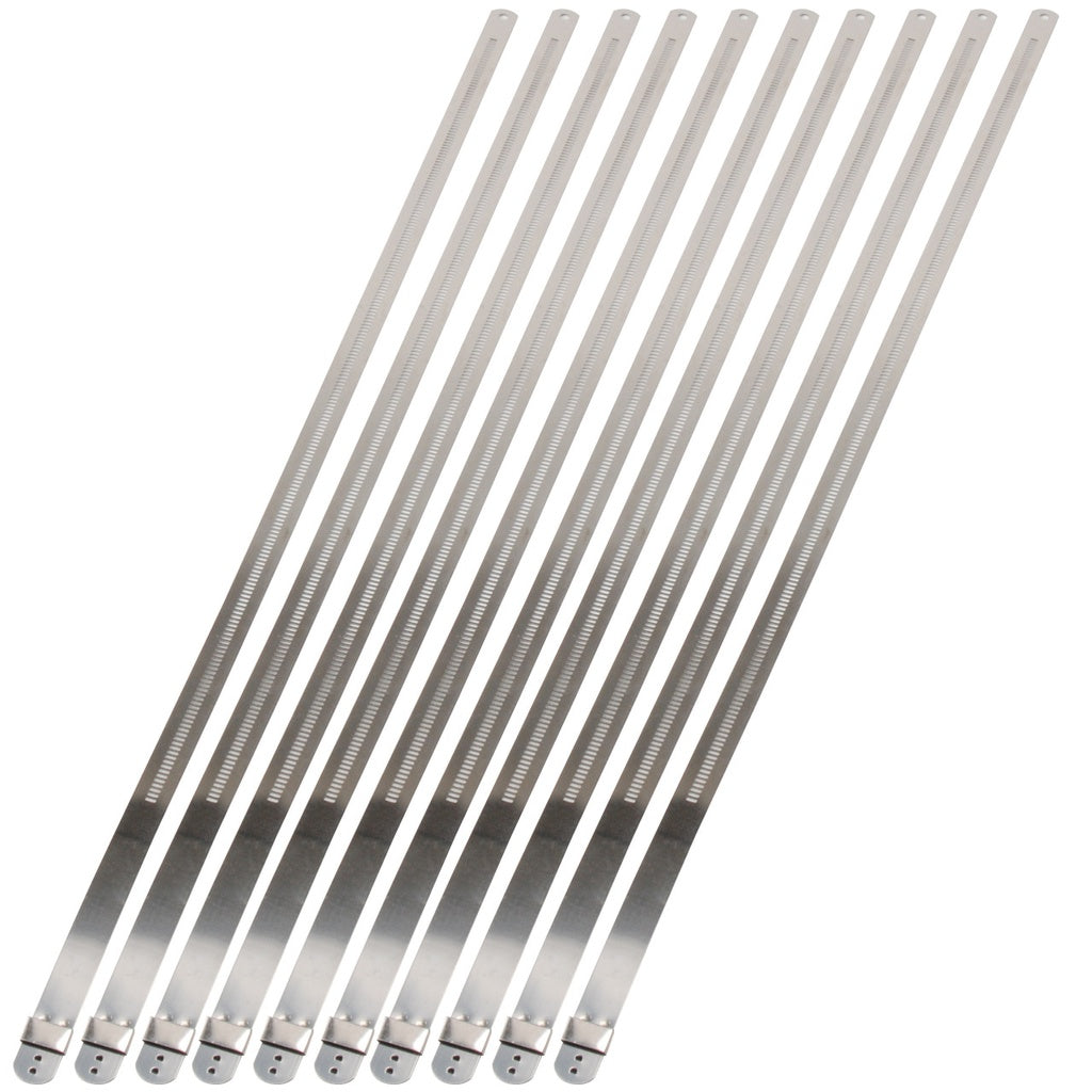 DEI 010213 Ties Positive Lock Stainless Steel 12mm x 20in (10 pc) Photo-0