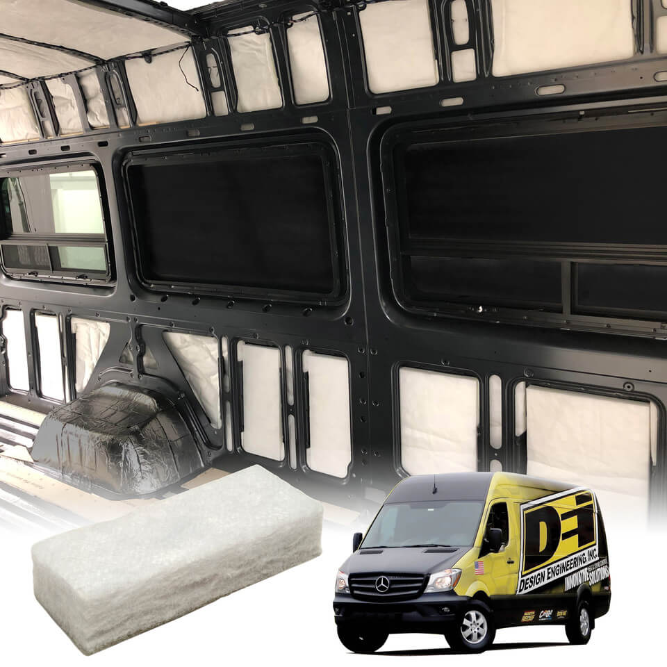 Design Engineering (DEI) 52100 Floor insulation kit for MERCEDES Sprinter Van 144in 2007+ Photo-0 