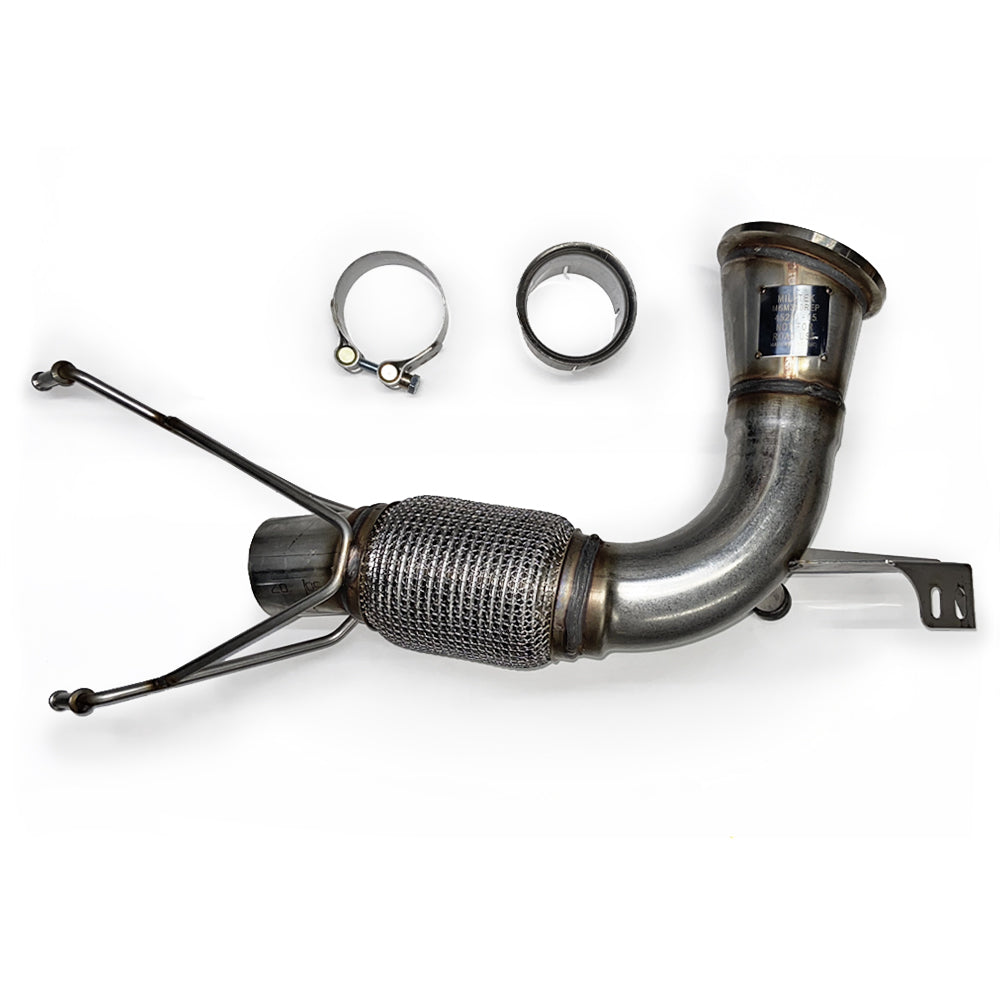 MILLTEK SSXM428 Downpipe 2.75" for MINI F56 Cooper S and JCW (for stock catback) Photo-1