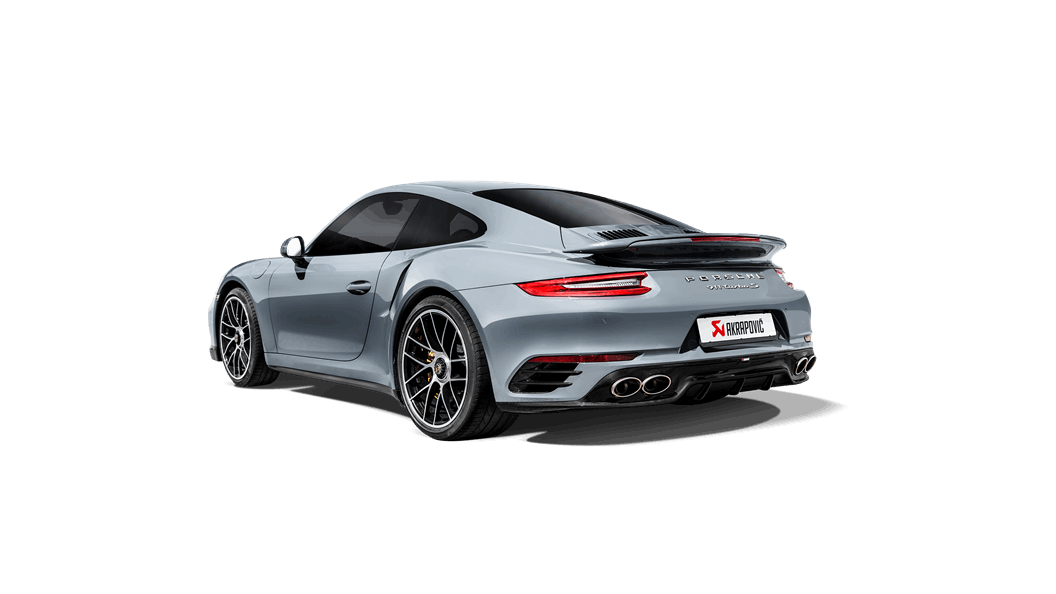 AKRAPOVIC DI-PO/CA/4/G PORSCHE 911 TURBO / TURBO S (991.2) 2016-2019 Rear Carbon Fiber Diffuser - High Gloss ABE Type Approval Photo-3