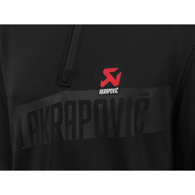 AKRAPOVIC 802214 Turtleneck Zip Corpo Black Men 3XL Photo-3