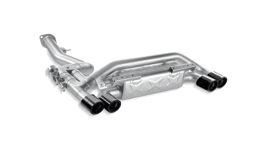 AKRAPOVIC M-BM/T/4H BMW 1 SERIES M COUPÉ (E82) 2011-2012 Slip-On Line (Titanium) EC Approval Photo-1