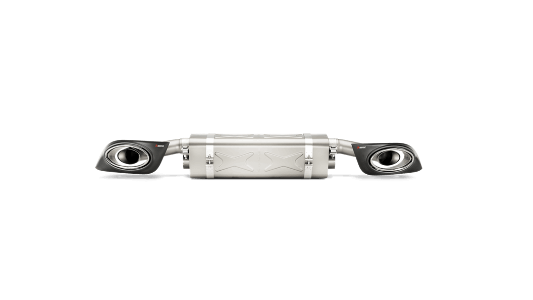 AKRAPOVIC S-PO991TSO-HT Slip-On Line (Titanium) PORSCHE 911 Turbo/Turbo S (991) 2014-2015 ECE Type Approval Photo-3