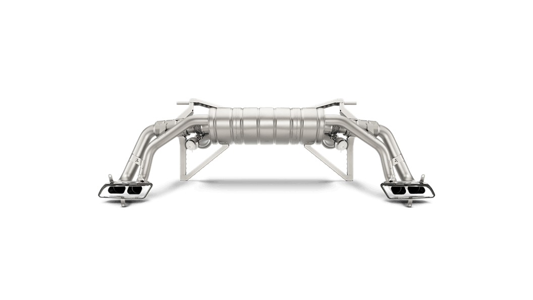 AKRAPOVIC S-AUR8SO3-T Slip-On Line (Titanium) AUDI R8 5.2 FSI Coupé/Spyder 2016-2018 Photo-1