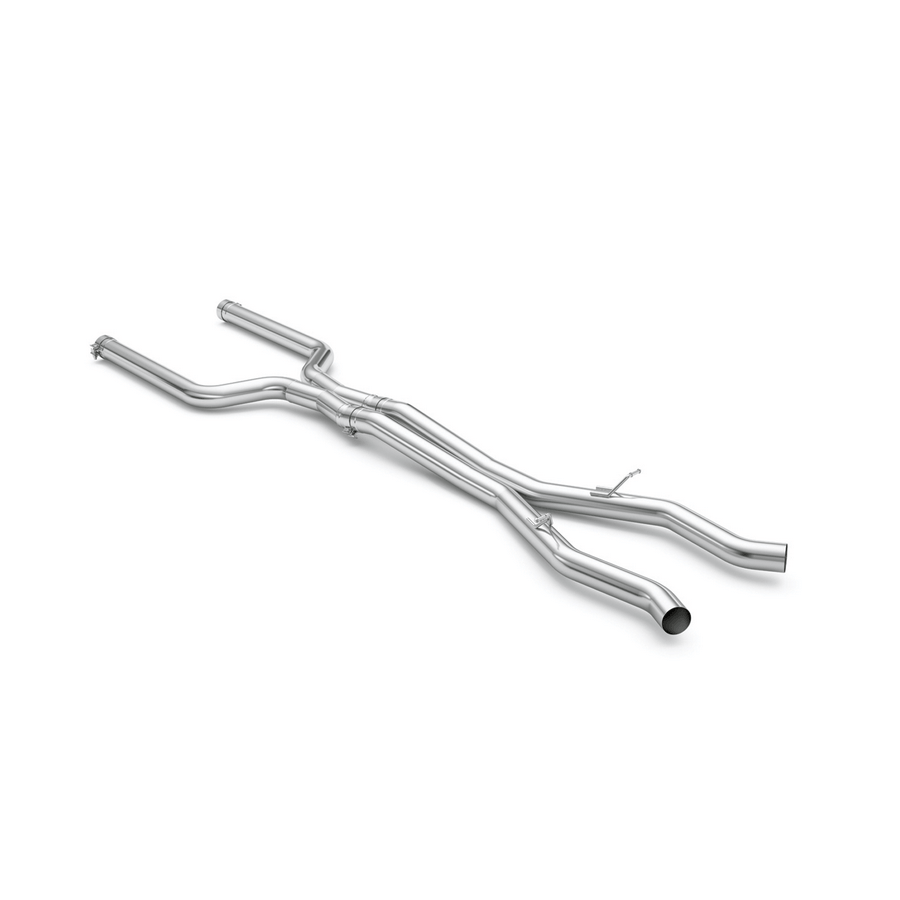 EISENMANN B5555.20000FL Non-resonated Center Pipe Race With X-Pipe for BMW 5 (F90) M5 Photo-0