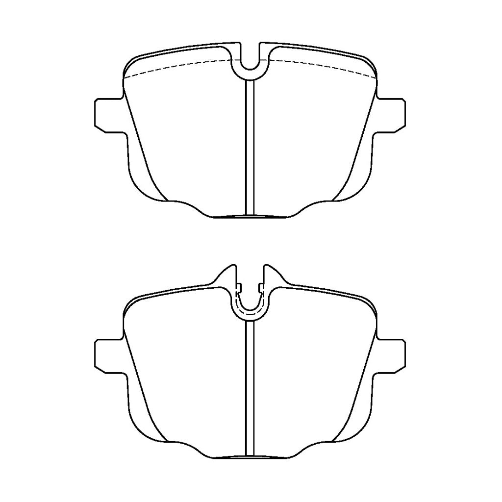 ENDLESS EIP217MA46B Rear Brake Pads for BMW M2 (G87) / M3 (G80) / M4 (G82) Photo-0
