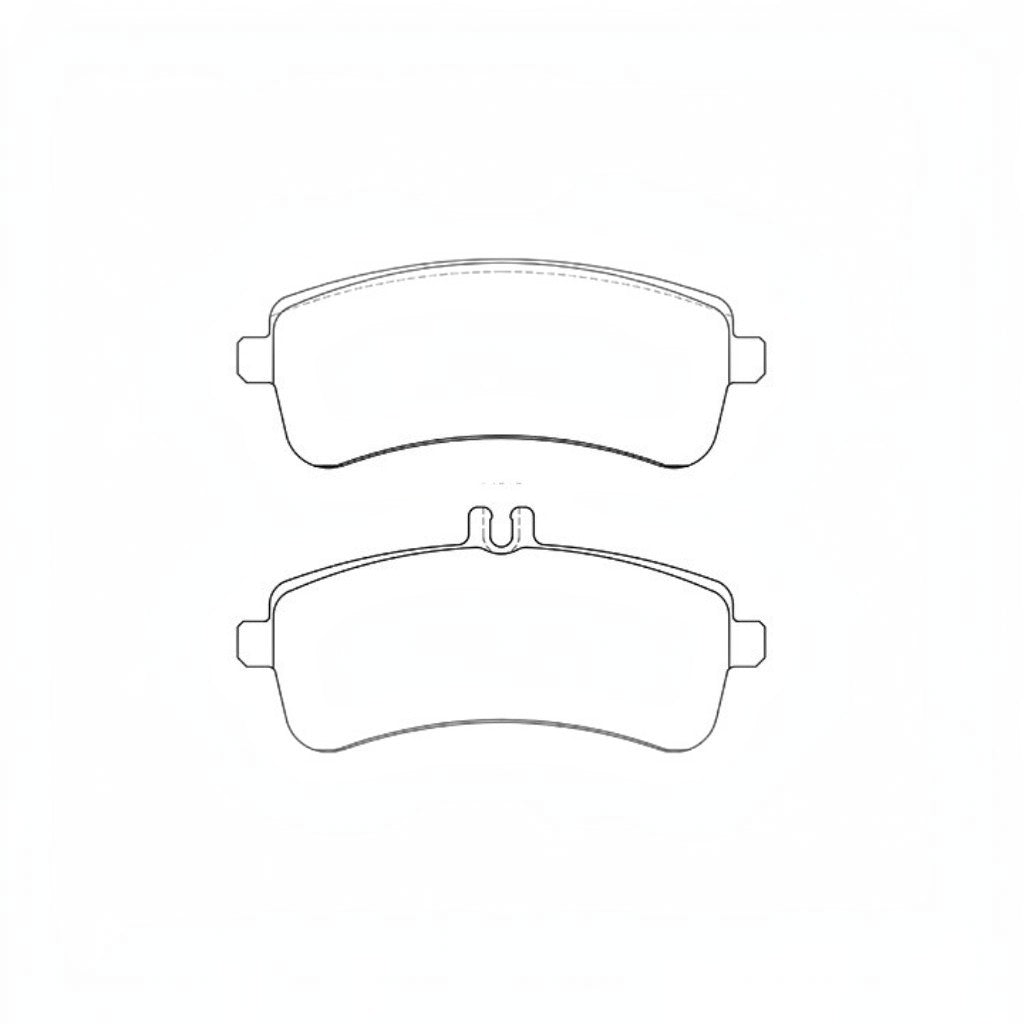 ENDLESS EIP255MX87 Rear Brake Pads for MERCEDES-BENZ C63 AMG / C63 S AMG (W205)/S-Class S600/S63/S65 Long (W222) Photo-1