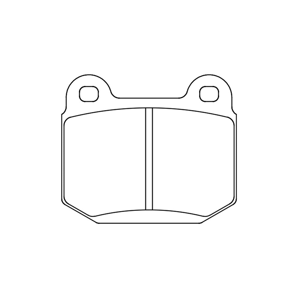 ENDLESS EP291MX72 Rear Brake Pads MX72 Compound for SUBARU Impreza WRX STI (GRB/GRF) / BRZ with Brembo Brakes Photo-1