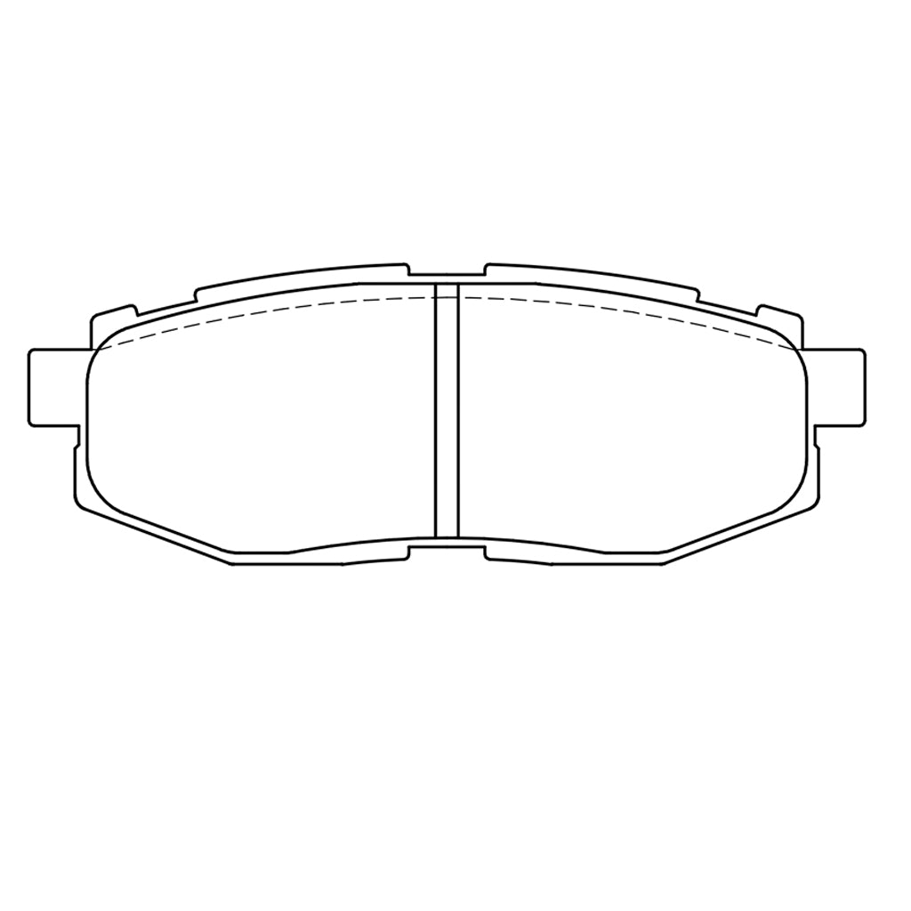 ENDLESS EP472ME20 Rear Brake Pads for SUBARU BRZ / LEGACY BR / BM / TRIBECA / SCION FR-S Photo-0