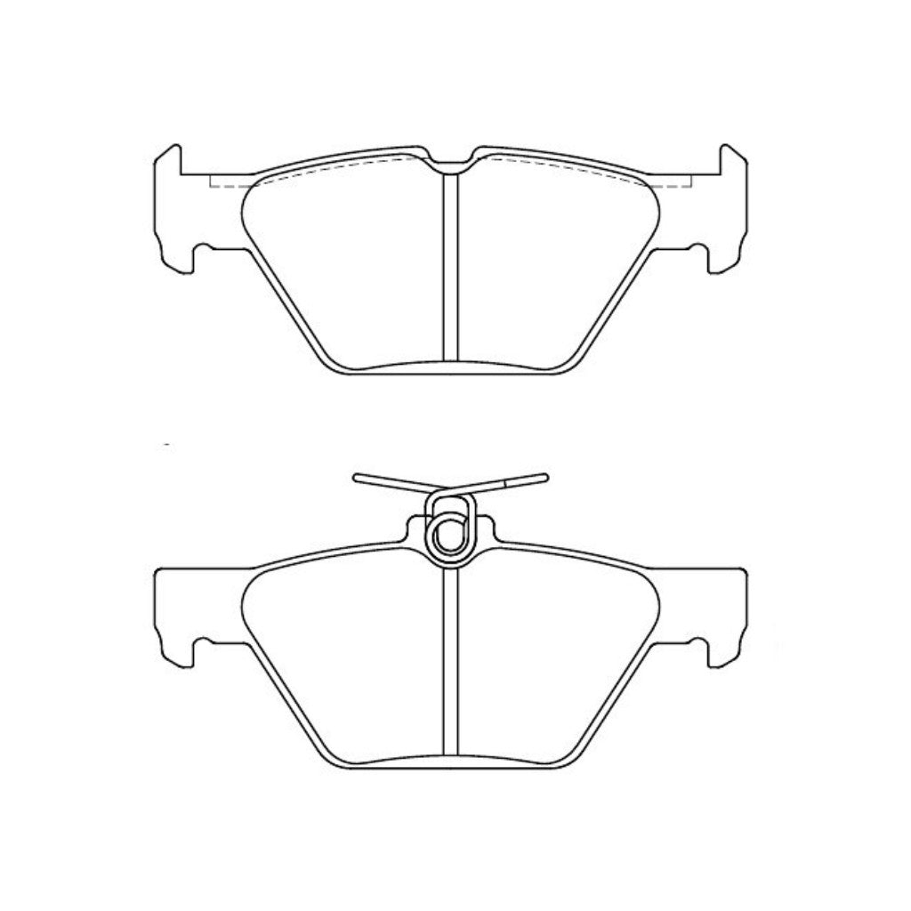 ENDLESS EP500N38SP Rear Brake Pads N38SP Compound for SUBARU Levorg (VM4 EyeSight / VMG / VN5) Photo-0