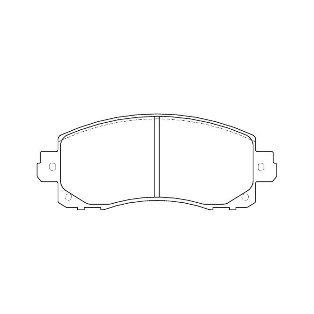 ENDLESS EP544N38SP Front Brake Pads N38SP Compound for SUBARU Impreza (GT2/GT3/GT6/GT7)/ Impreza G4 (GK2/GK3/GK6/GK7)/Levorg (VN5) 2016+ Photo-0