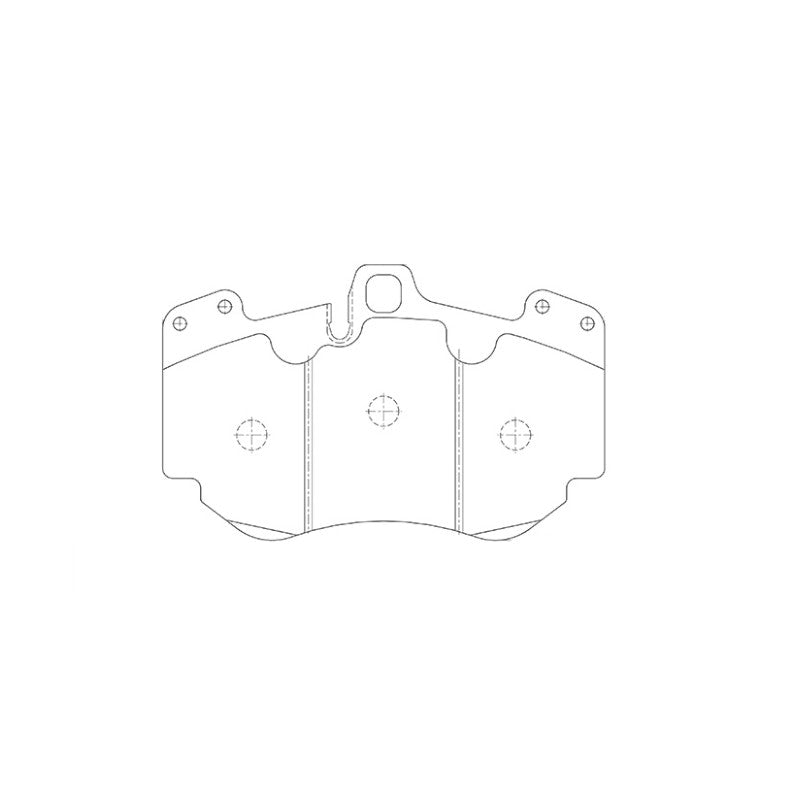 ENDLESS HP658MA45B Front Brake Pads for LAMBORGHINI Huracan / AUDI R8 / A8 Ceramic Brakes Photo-0