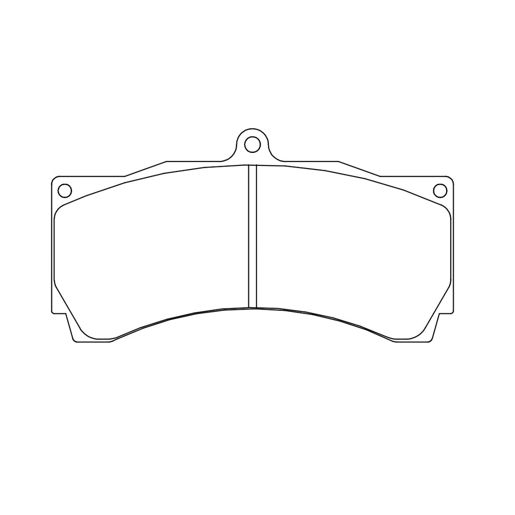 ENDLESS RCP050MA45B Brake Pads 25 mm for 6-Piston Caliper AP Racing CP9668 / CP5095 / CP5260 / CP5270 / CP6077 / CP6078 Photo-1