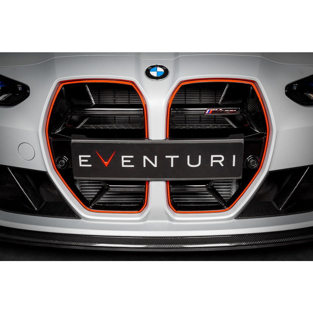 EVENTURI EVE-G8XM-CF-SC Cold Air Scoops (Carbon, Gloss Finish) for BMW M3 (G80) / M4 (G82) Photo-2
