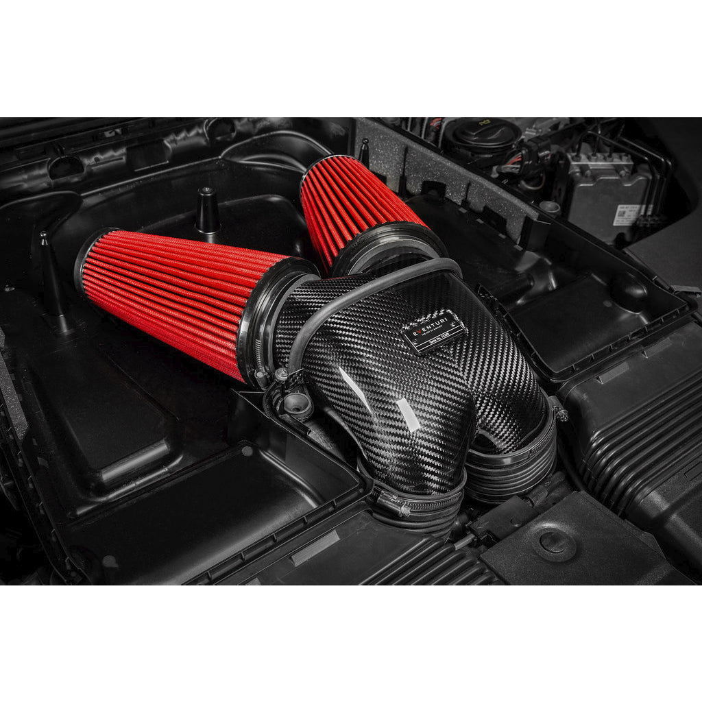 EVENTURI EVE-4V8TT-CF-INT Air Intake System (Carbon) for LAMBORGHINI Urus 2018-2024 / PORSCHE Cayenne / AUDI RSQ8 / BENTLEY Bentayga Photo-4