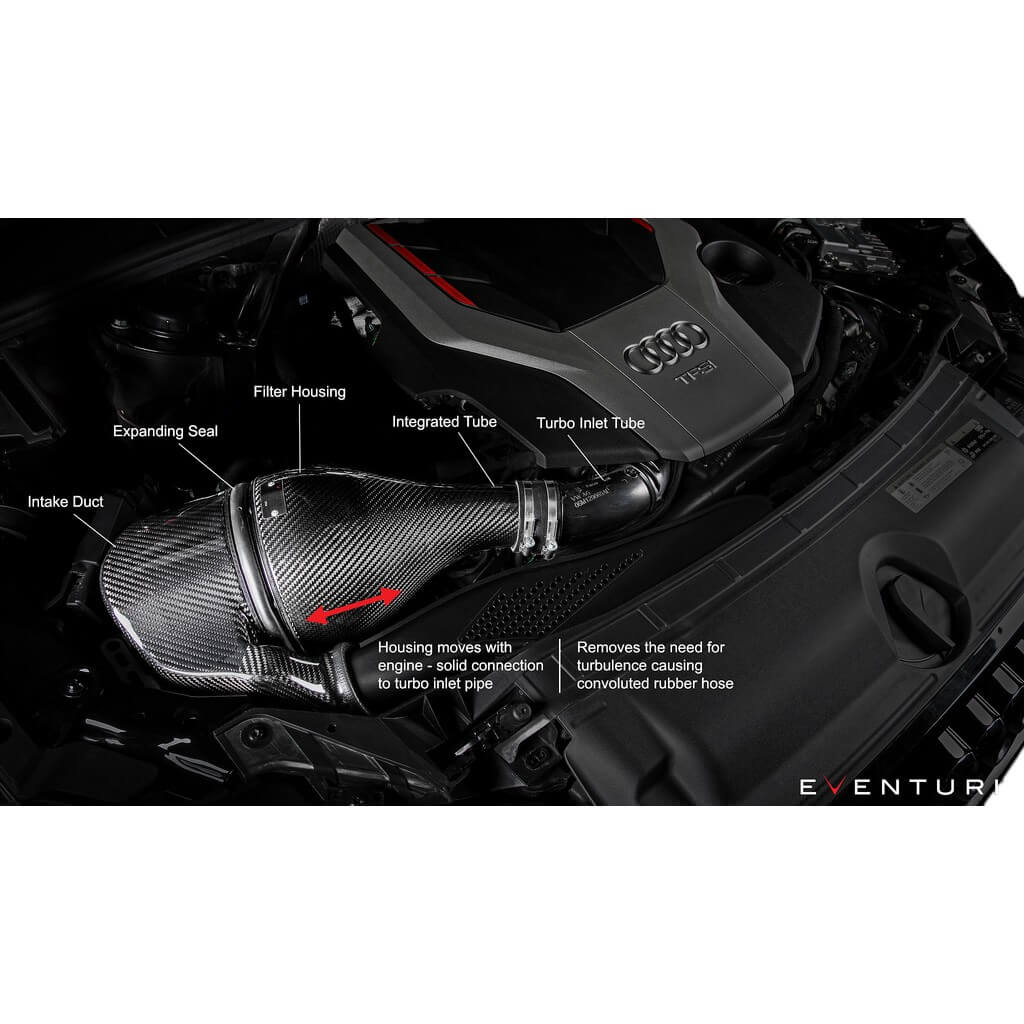 EVENTURI EVE-B9S5-CF-INT Intake System (Carbon Fiber) for AUDI B9 S5 / S4 Photo-2