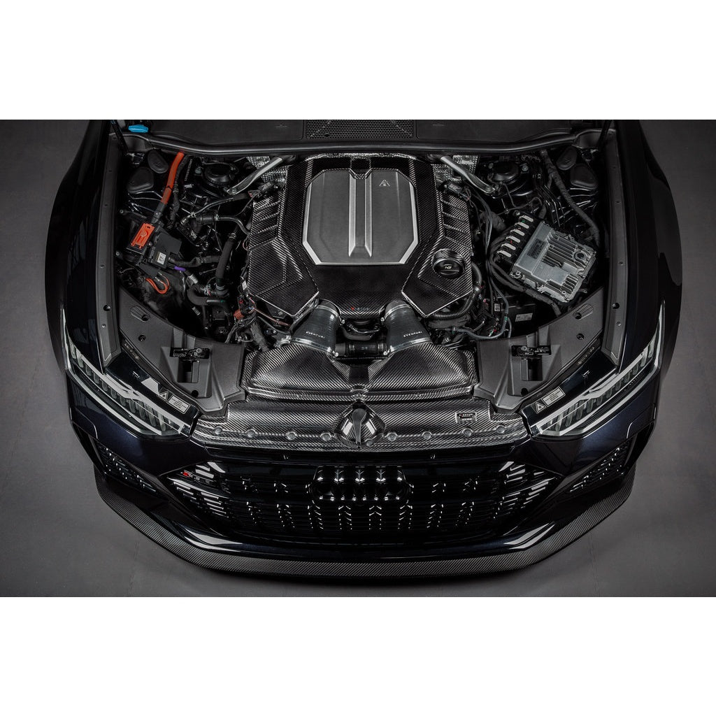 EVENTURI EVE-C8RS6-CF-ENG Engine Cover (Carbon / Gloss Finish) for AUDI RS6 / RS7 (C8) Photo-1
