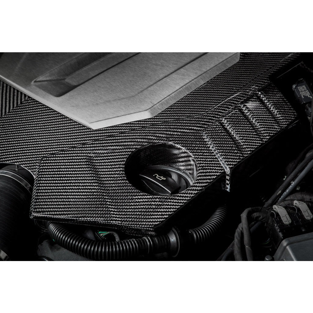 EVENTURI EVE-C8RS6-CF-ENG Engine Cover (Carbon / Gloss Finish) for AUDI RS6 / RS7 (C8) Photo-5