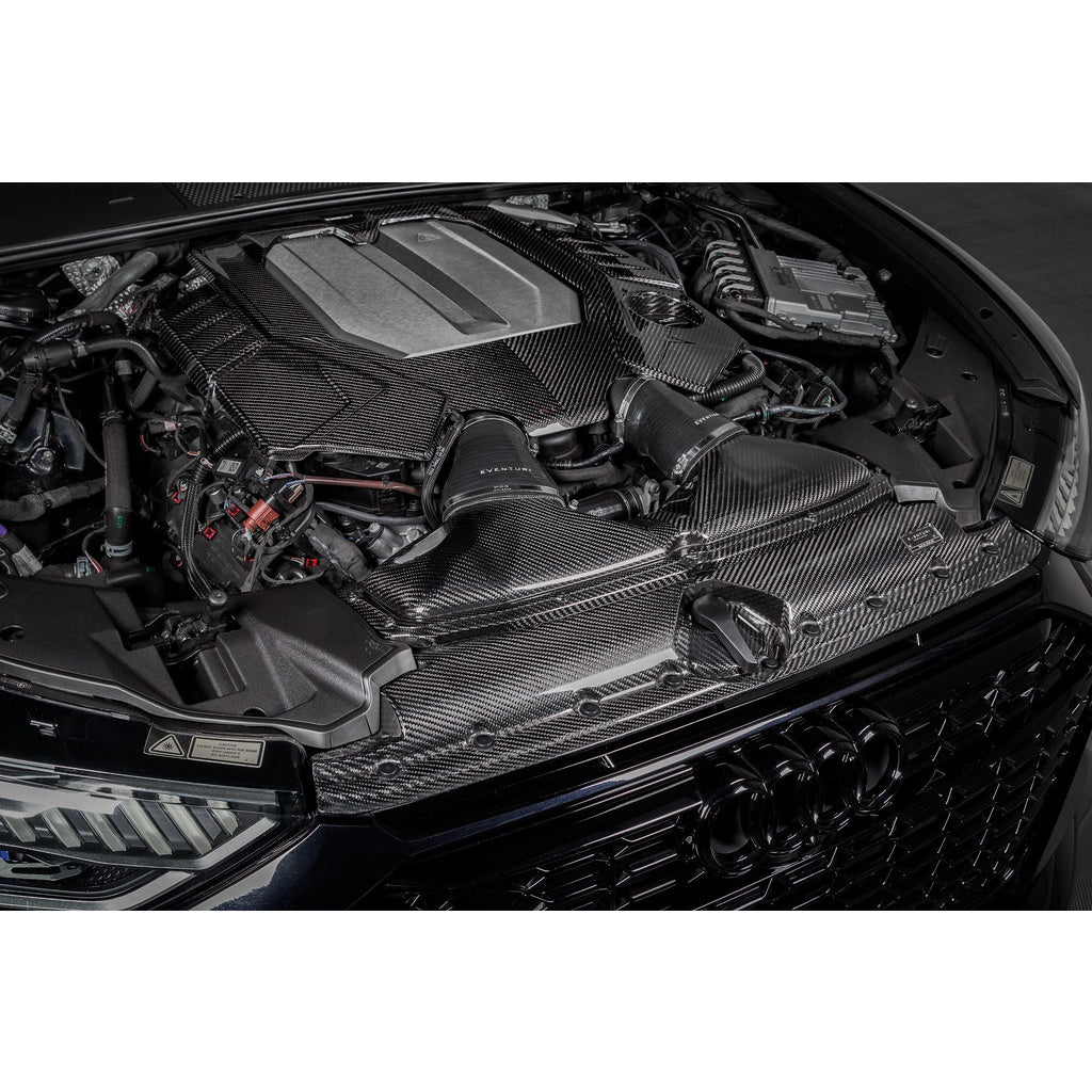 EVENTURI EVE-C8RS6-CF-ENG Engine Cover (Carbon / Gloss Finish) for AUDI RS6 / RS7 (C8) Photo-2