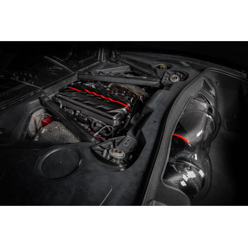 EVENTURI EVE-C8VT-CF-INT Intake System With Clear Cover (Carbon) for CHEVROLET Corvette Stingray (C8) Photo-17