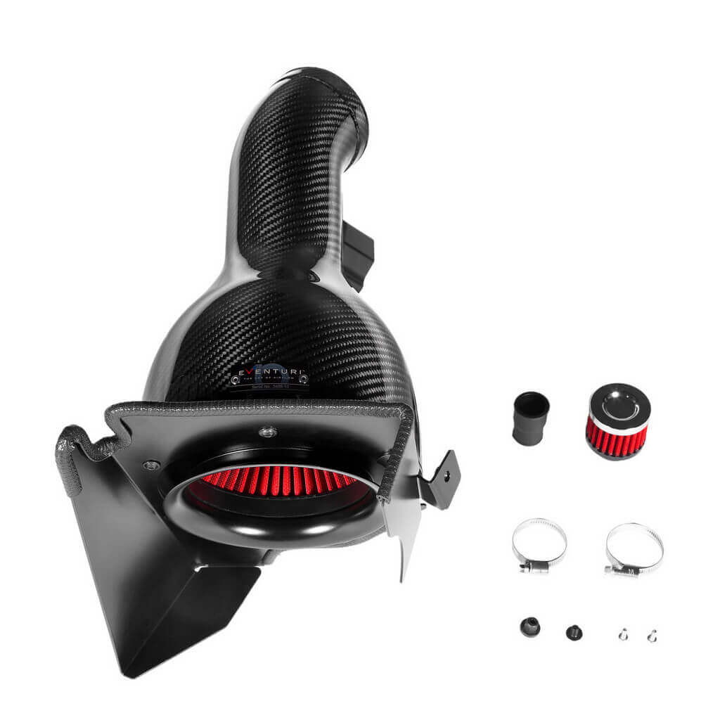 EVENTURI EVE-E36M3-CF-INT Air Intake System (Carbon / Gloss Finish) for BMW M3 (E36) non USA Photo-0