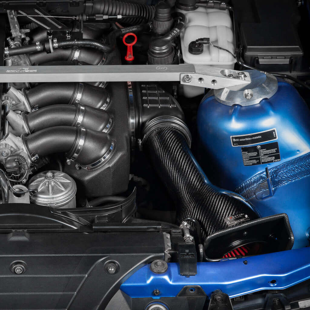 EVENTURI EVE-E36M3-CF-INT Air Intake System (Carbon / Gloss Finish) for BMW M3 (E36) non USA Photo-2