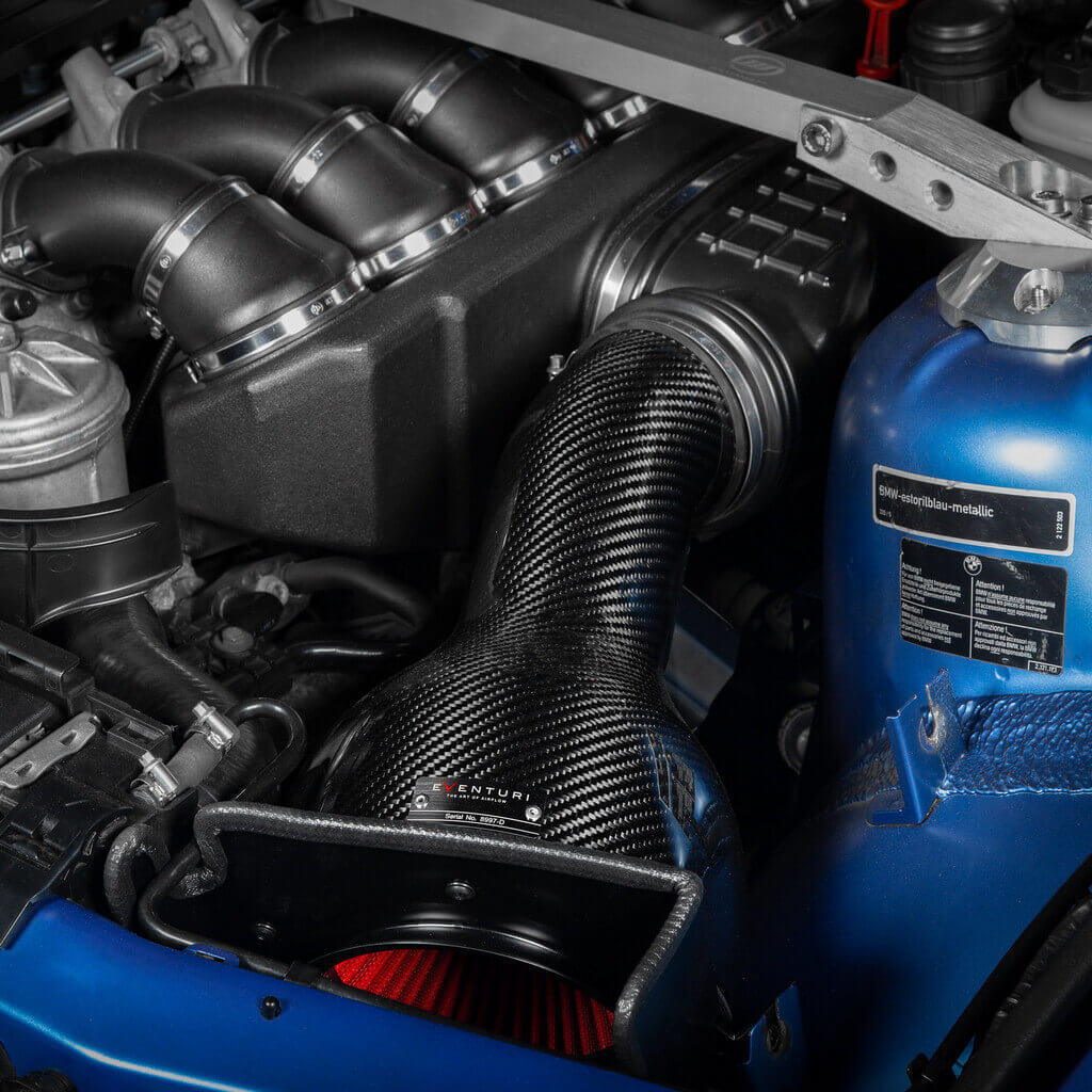 EVENTURI EVE-E36M3-CF-INT Air Intake System (Carbon / Gloss) for BMW M3 (E36) Photo-1