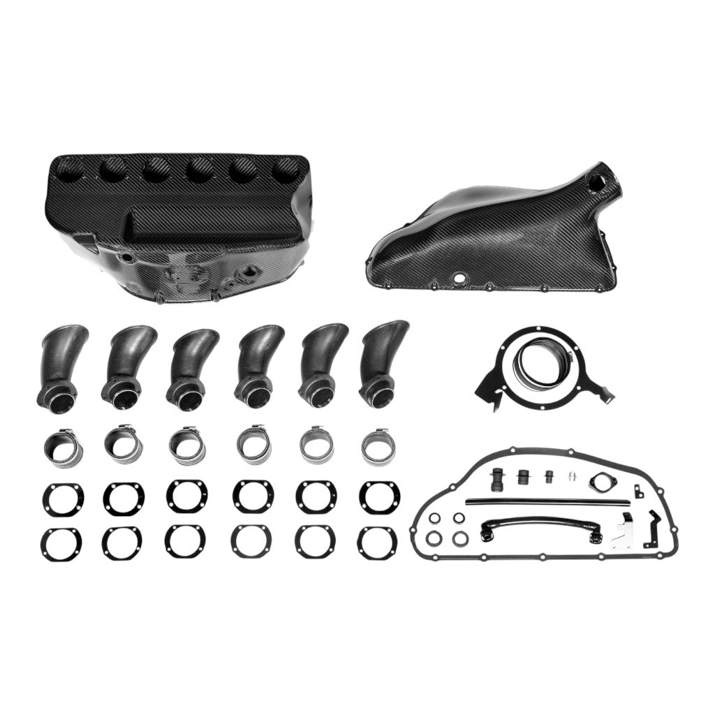 EVENTURI EVE-E46ABX-CF-PLM Airbox without Intake (Carbon) for BMW M3 (E46) Photo-0