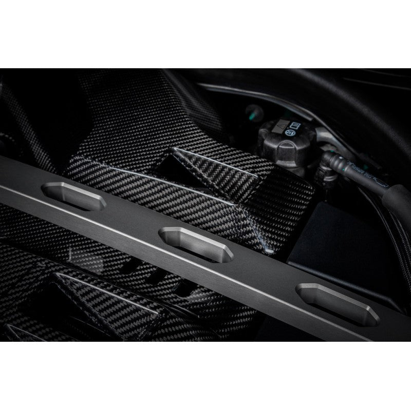 EVENTURI EVE-G8XM-CFM-ENG Engine Cover (Carbon / Matte Finish) for BMW M2 (G87) / M3 (G80) / M4 (G82) Photo-2
