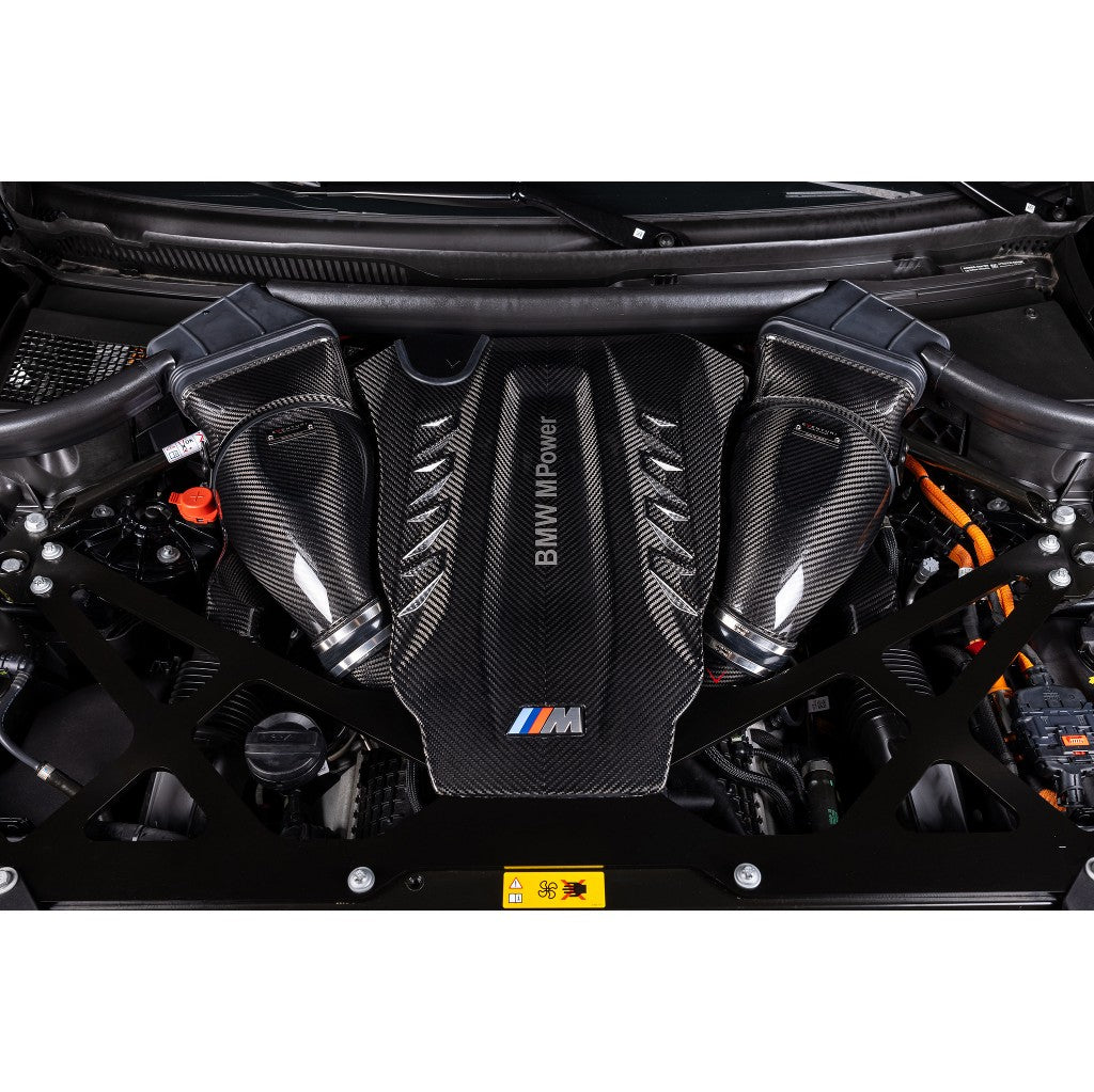 EVENTURI EVE-X56M-CHG Turbo Inlets (Carbon) for BMW X5M (F95) Pre-LCI / X6M (F96) Pre-LCI / XM (G09) Photo-3