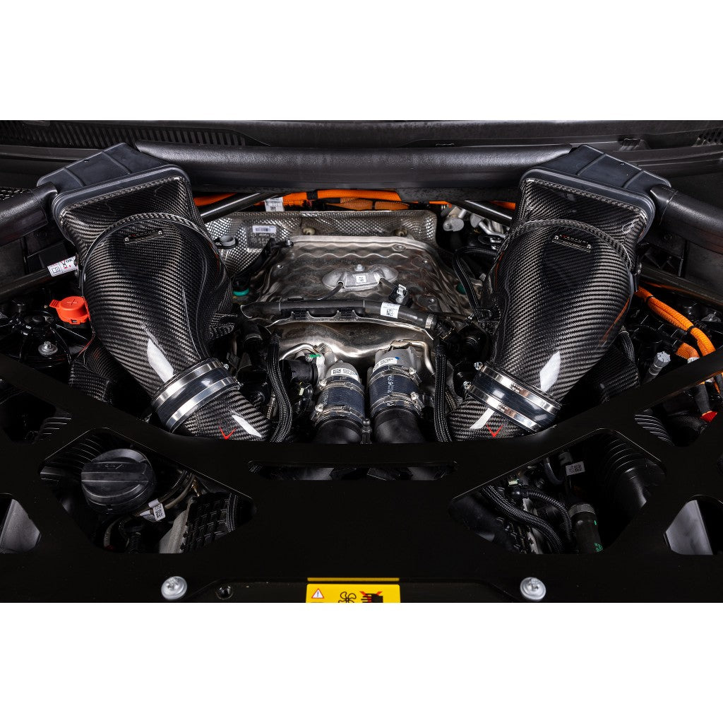 EVENTURI EVE-X56M-CHG Turbo Inlets (Carbon) for BMW X5M (F95) Pre-LCI / X6M (F96) Pre-LCI / XM (G09) Photo-6