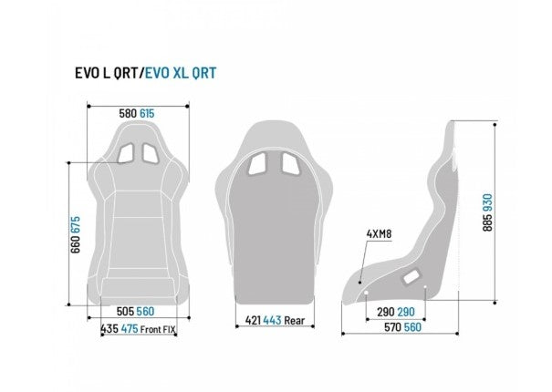 SPARCO 008013RNR EVO L QRT Racing seat, FIA 8855-1999, size L Photo-1
