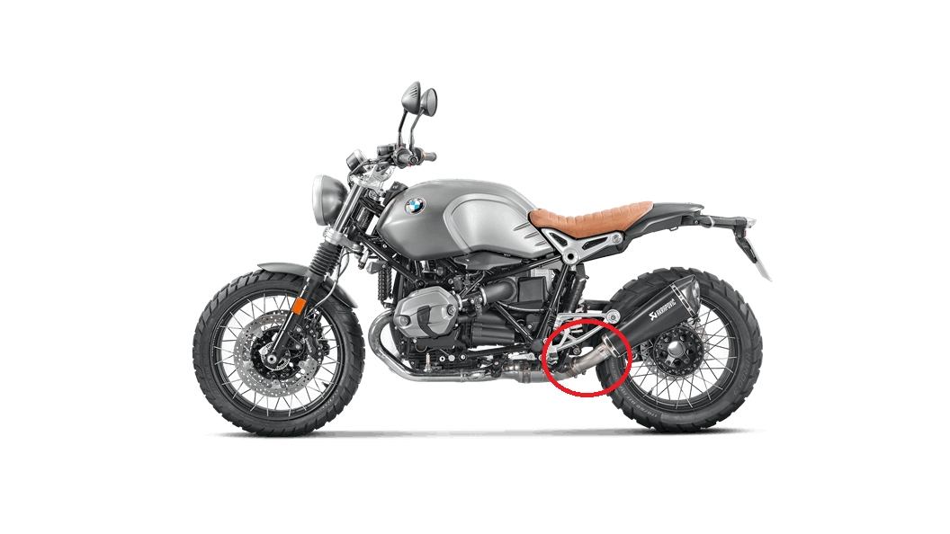 AKRAPOVIC L-B12SO8T Link Pipe (Titanium) BMW R NINET 2014-2019 Photo-1