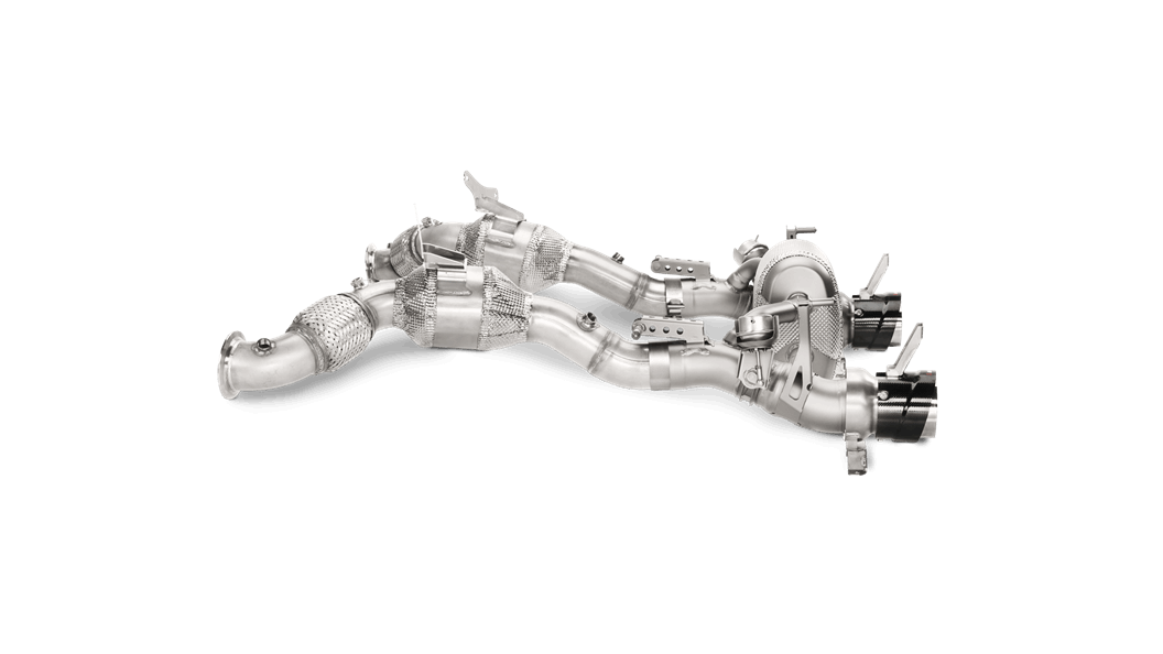 AKRAPOVIC L-FE/SS/1 Link Pipe Set w Cat (SS) FERRARI 488 GTB/488 Spider 2016-2019 Photo-3