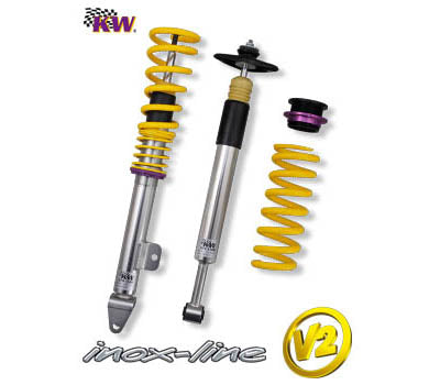 KW 15280041 Coilover Kit INOX V2 VW Golf I Cabrio / convertible; (155) Photo-0