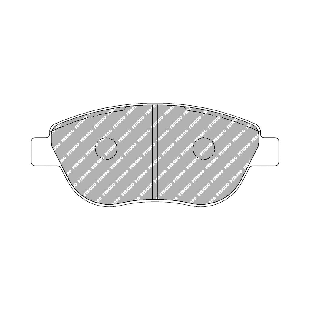 FERODO FCP1467H Front Brake Pads DS2500 for FIAT Stilo (192) / ABARTH 500C / 595C / 695C (312) Photo-0