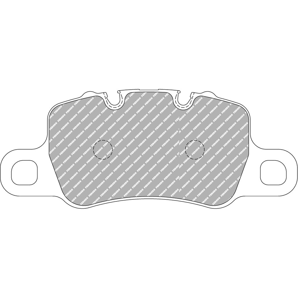 FERODO FCP4665H Rear Brake Pads DS2500 for PORSCHE 911 GT3 / GT3RS / Turbo S (991) / 911 GT3 (992) Photo-1
