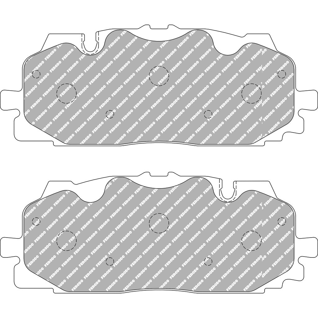 FERODO FCP4967H Front Brake Pads DS2500 for AUDI RS3 (8Y) / RS4 (B9) / RS5 (F5) Photo-1