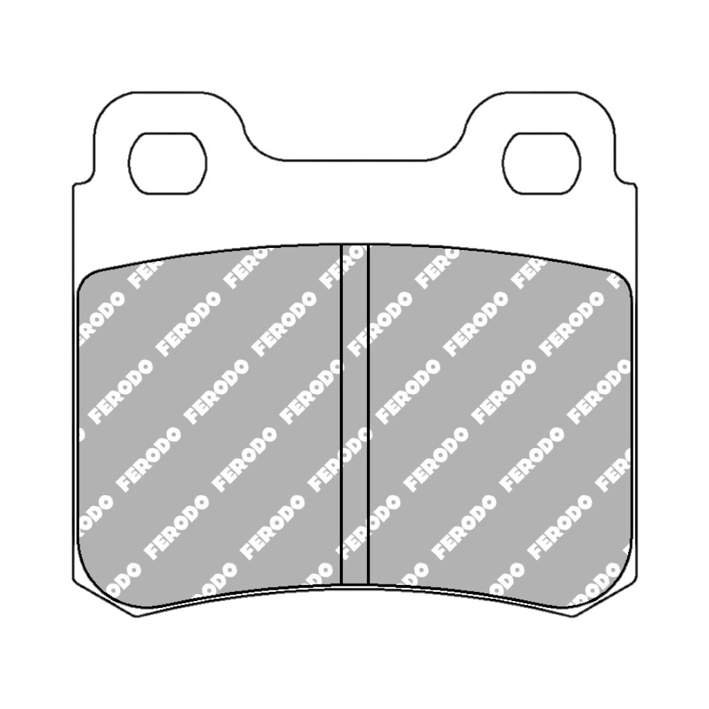 FERODO FCP586H Rear Brake Pads DS2500 for OPEL Astra GSI / Calibra 1995-1998 Photo-0