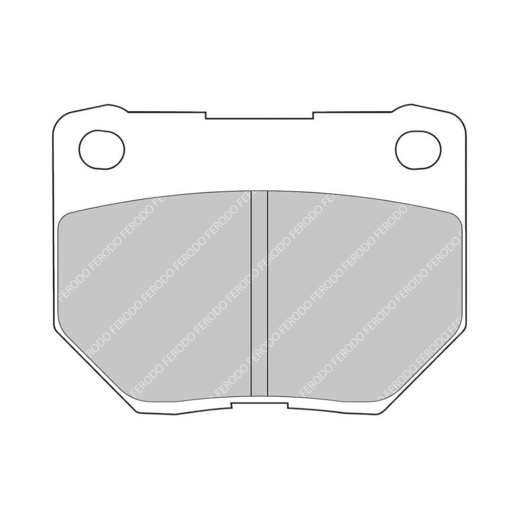 FERODO FDS1372 Rear Brake Pads DS Performance for SUBARU Impreza WRX (GD / GG) Photo-0