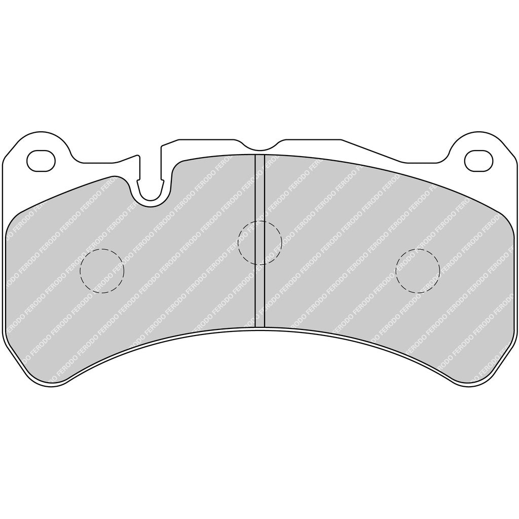 FERODO FRP3100H Front Brake Pads DS2500 for BREMBO 6-pot SUBARU STI 2018+, Alfa Romeo Quadrifoglio, FORD MUSTANG GT500 Photo-0