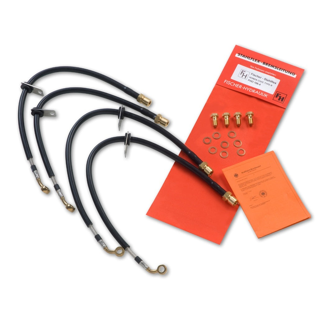 FISCHER FO1122-4V Brake Line Kit for FORD Mustang (S550) 2015-2023 Photo-0