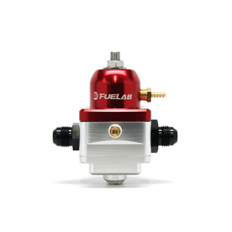 FUELAB 52902-2 Electronic Fuel Pressure Regulator EFI (25-90 psi, 8AN-In, 8AN-Out) Red Photo-0