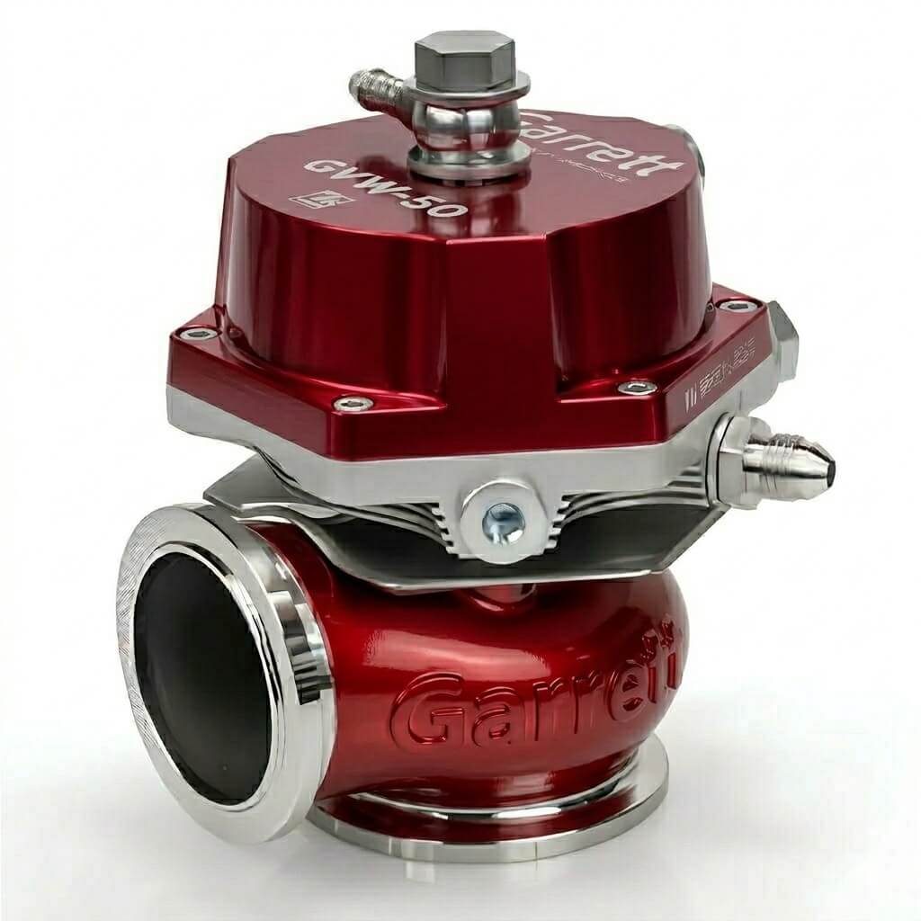 GARRETT 908829-0001 External Wastegate Kit GVW-50, 50mm, Red Photo-0