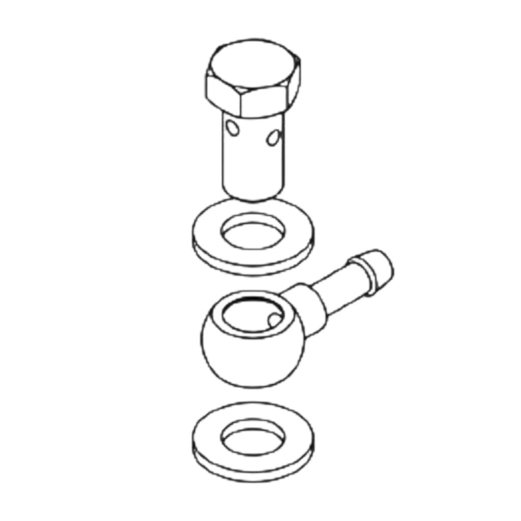 GARRETT 910477-0001 Valve Air Fitting Kit for GVW-40 / GVW-45 / GVW-50 Photo-1