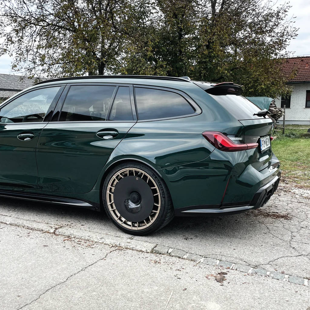 GOLD LEAF ADEVO-G8X-827M-GL Wheel Covers Aero Disc EVO (Carbon / Gloss) for BMW M3 (G80) / M4 (G82) Style 827 M Wheels Photo-6