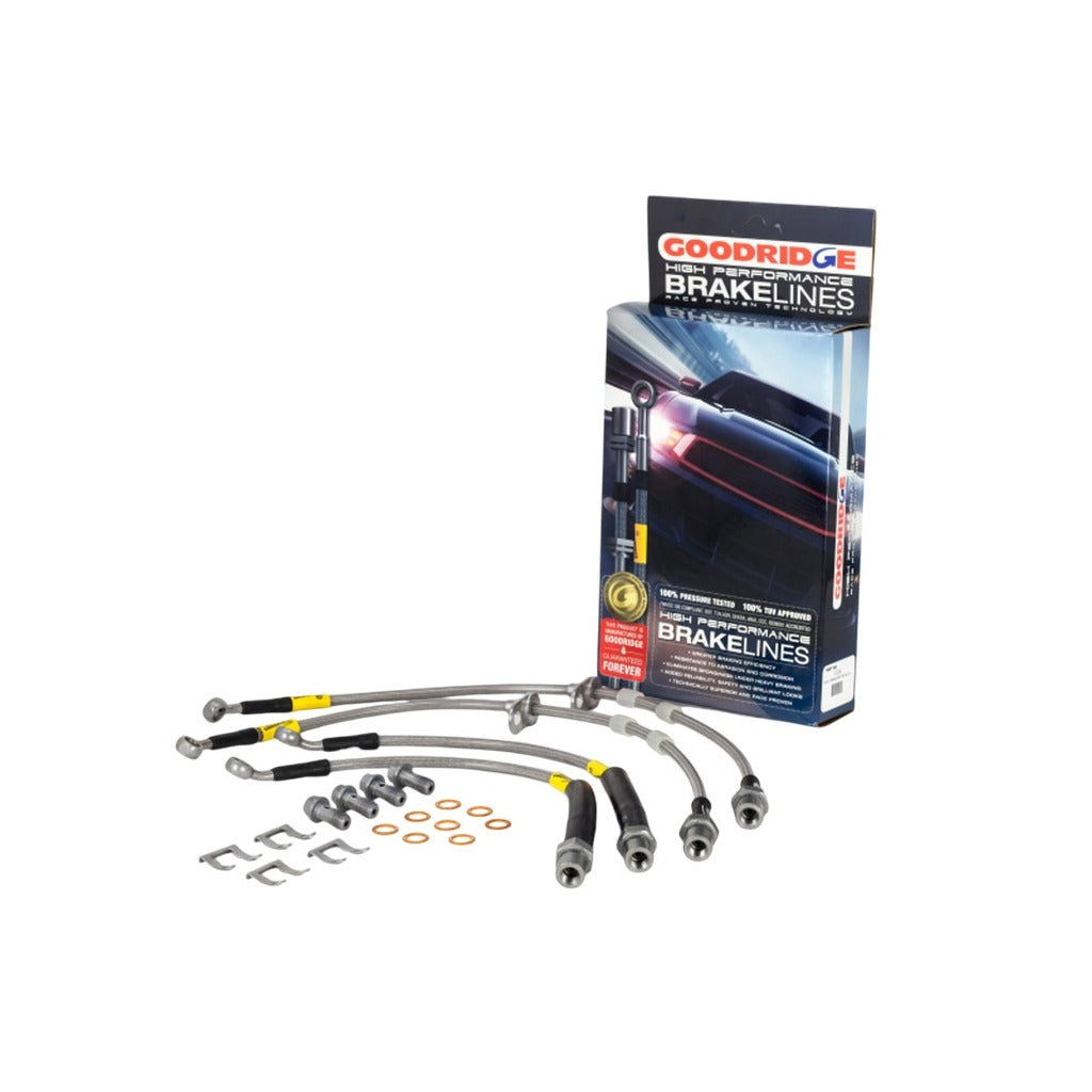 GOODRIDGE 26053 Braided Brake Line Kit for MITSUBISHI Evo X Photo-0